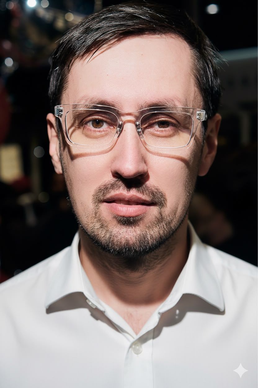 Vadim Divakov at an evening networking event